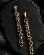 Mirage, Handcrafted Pearl White Sculptural Lightweight Drop Earrings