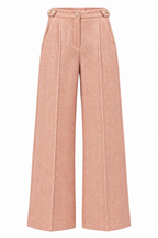Margot, Handcrafted Adjustable Tailored Pink Kente Trousers