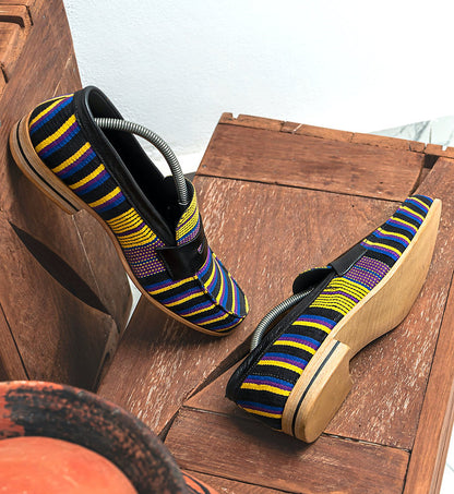 Mocassins Nicholas-Kente et Cuir, Mocassins