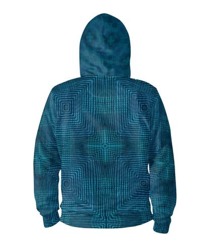 TMWAI-Pull unisexe, sweat à capuche turquoise