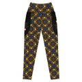 Diamond Leggins-wide waistbrand yoga and pilates leggins