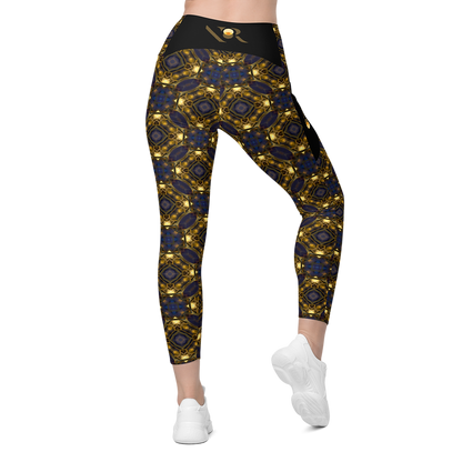 Leggins Diamond Leggins per yoga e pilates a vita larga