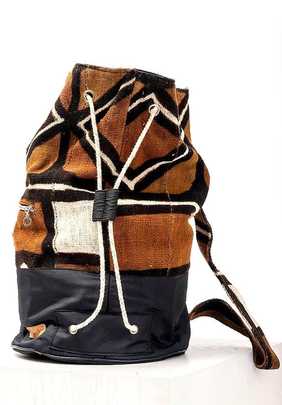 DOUBLE- Duffle,Sailing Bag in bogolan