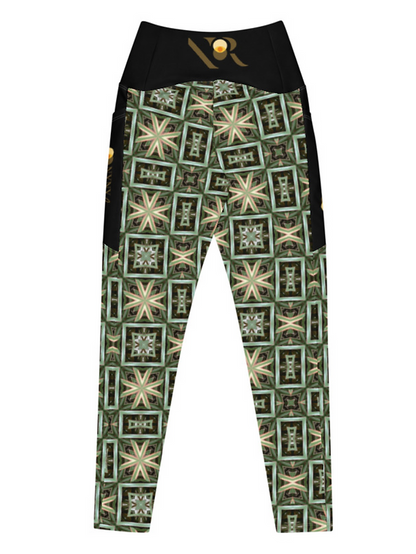 Greenleaf-Leggins, wide waistbrand yoga and pilates leggins