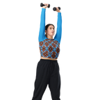 Orchidee - Long Sleeve-Multifunctional Crop Top