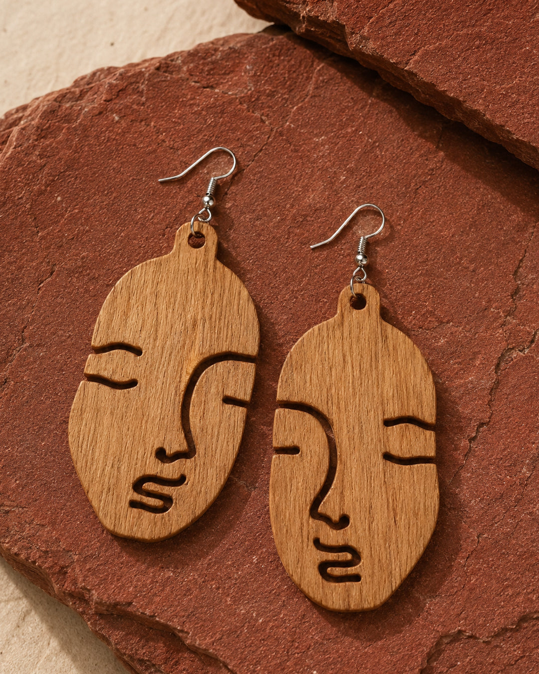 Profile Earrings – Sculptural Face Outline Statement Earrings