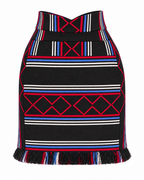 Sentimento, Jupe Crayon Kente Taille Haute en Coton Biologique Tissé à la Main