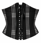 Mila, Handcrafted Kente Under-Bust Corset with Front Lacing