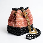 Malú, Mini Crossbody Beaded Bogolan Bag