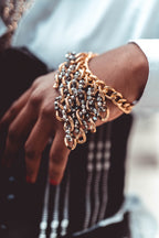 Mirage, Handcrafted Sculptural Lightweight Jewelry Set – Earrings, Bracelet & Necklace