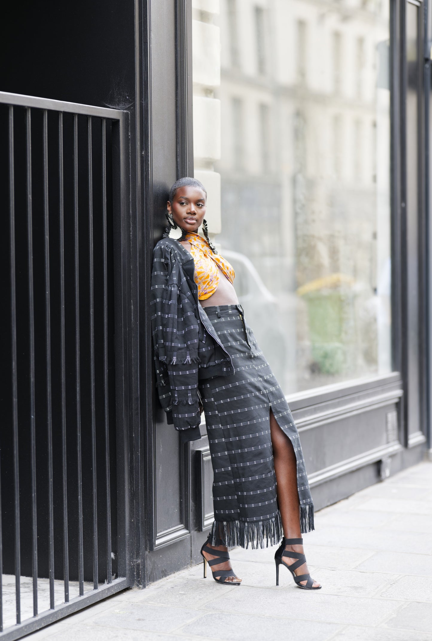 “Speranza” (Unisex Bomber Jacket In Kente)