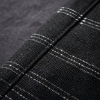 Mariam, Women's Handwoven Black Kente Mini Dress with Shoulder Bows
