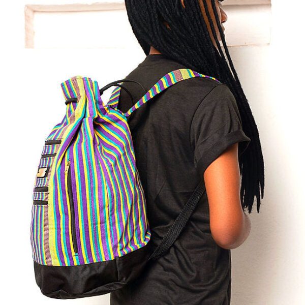 SISI G, Kente Hand Bag with Waterproof Canvas