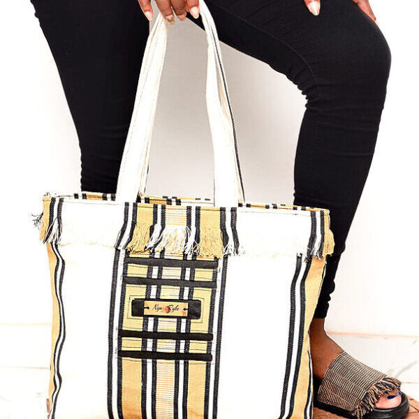 LILLIAN, Kente Tote Bag