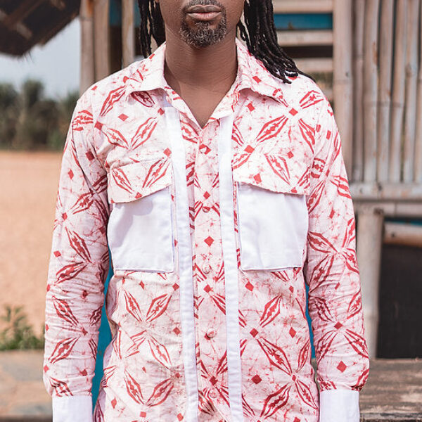 SEF, Unisex Bi-Colour Batik Shirt