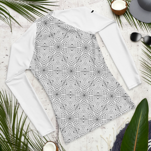 WEB, Unisex long sleeve rash guard - Image 4