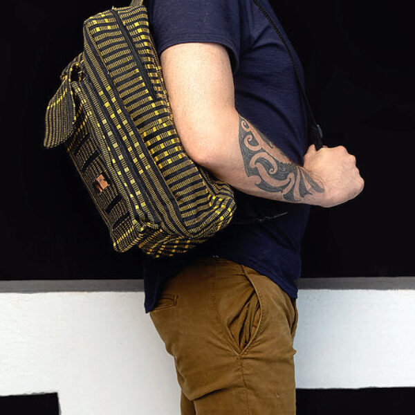 MADISON, Black Crossbody Rucksack