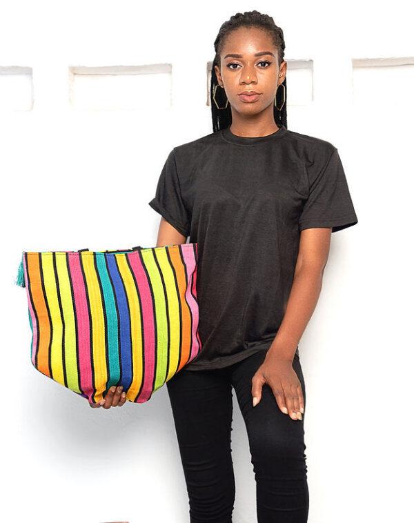 ELIAS, Rainbow Polygon Tote Bag - Image 5