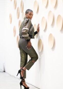 SPERANZA, Greyish Unisex Bomber Jacket