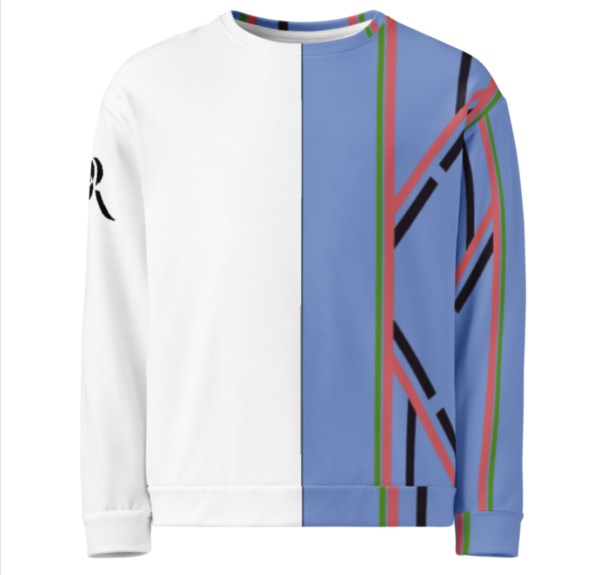 FAD, White unisex fit jumper