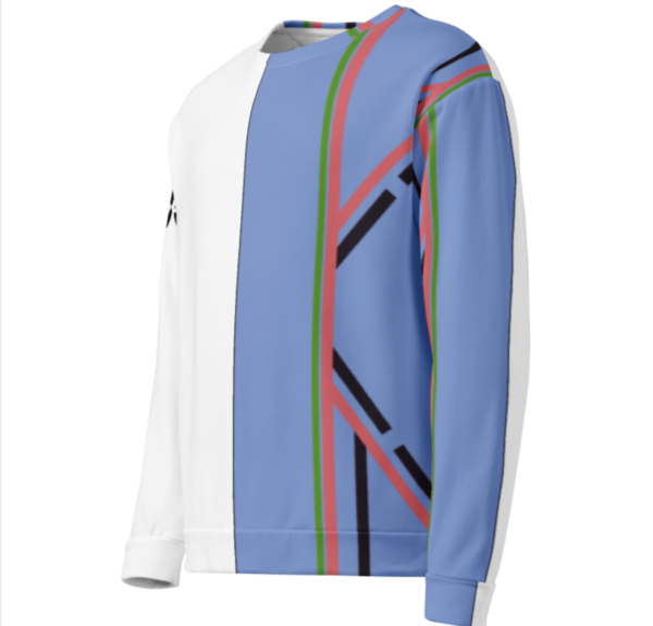 FAD, White unisex fit jumper - Image 2
