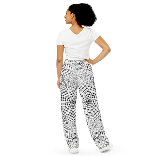 WEB, Unisex Cosy Wide Leg Trousers - Image 4
