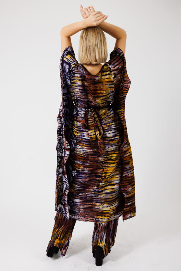 MAUD, Brown kaftan, 3 styles in 1 dress - Image 3