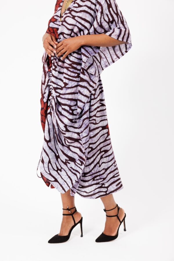 MAEVA Leopard, Bi-Colour kaftan, 3 styles in 1 dress - Image 6