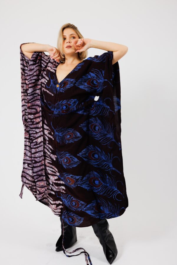MAEVA Plume, Bi-Colour kaftan, 3 styles in 1 dress - Image 5